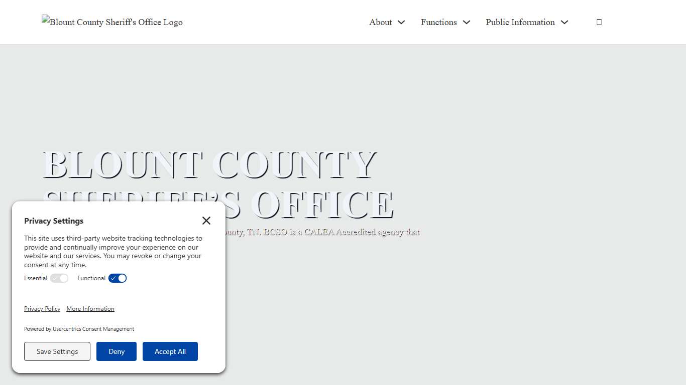 Blount County Sheriff's Office - Maryville, TN